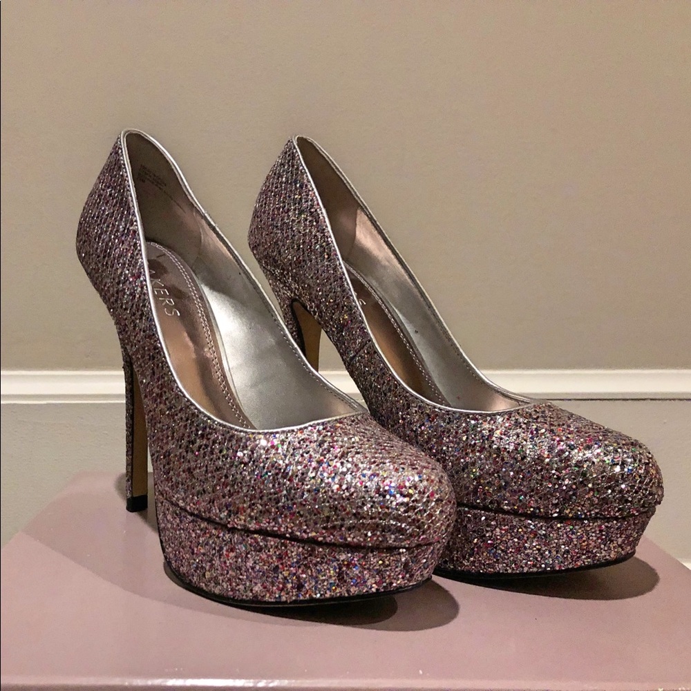Brand New Baker’s Brand Multi-Colored Sequin Heels